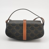 Celine Tabou Clutch with Strap Triomphe Coated Canvas — thumbnail 4