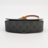 Celine Tabou Clutch with Strap Triomphe Coated Canvas — thumbnail 5