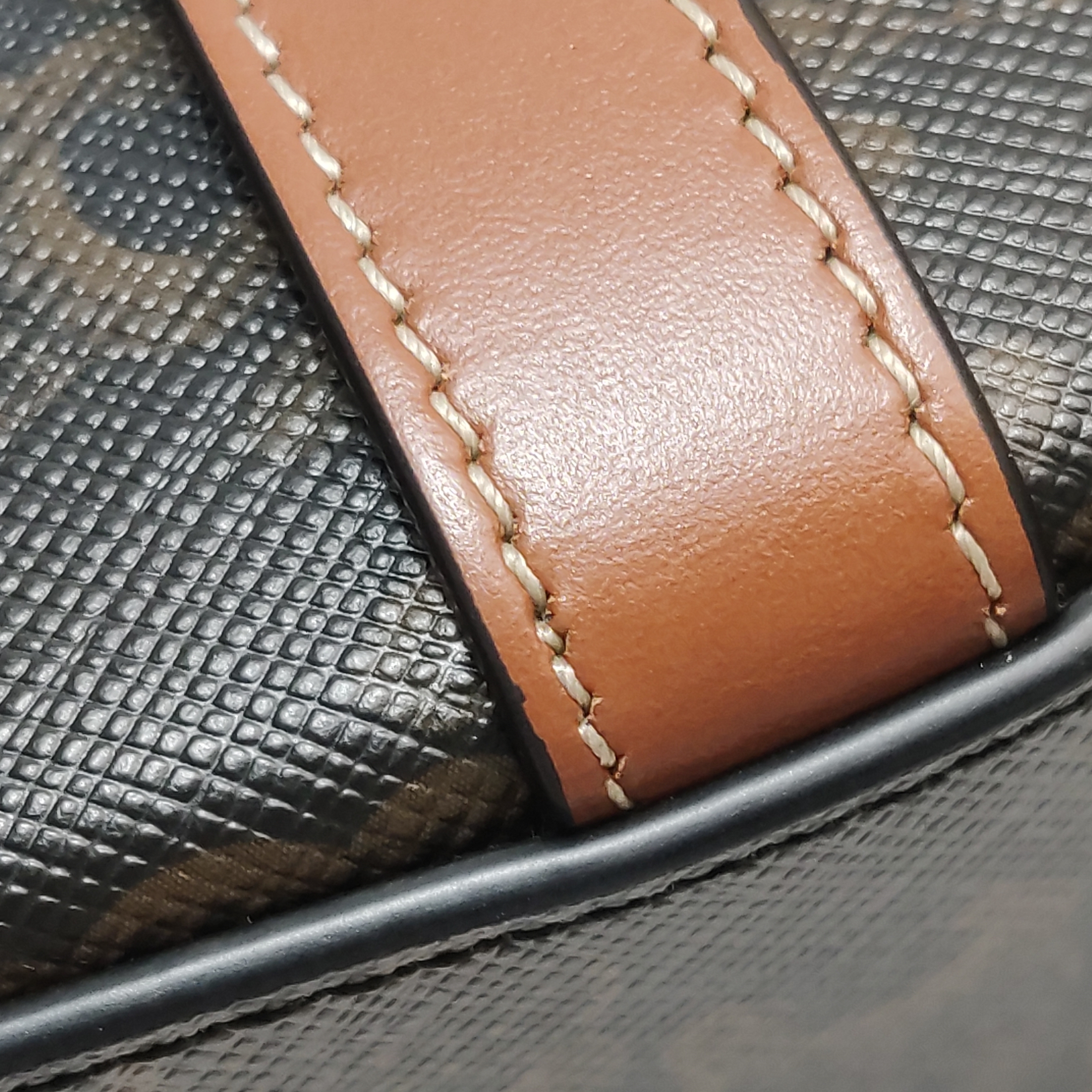 Celine Tabou Clutch with Strap Triomphe Coated Canvas — photo 11 of 13