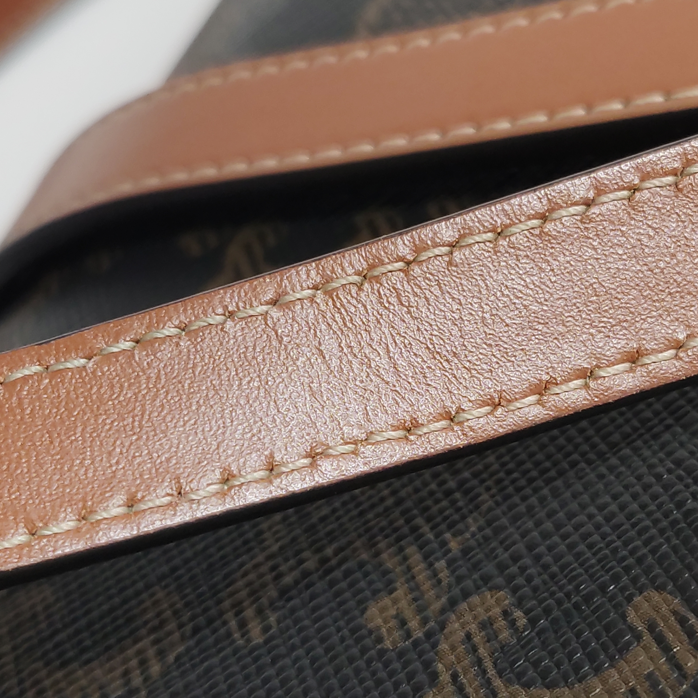 Celine Tabou Clutch with Strap Triomphe Coated Canvas — photo 13 of 13