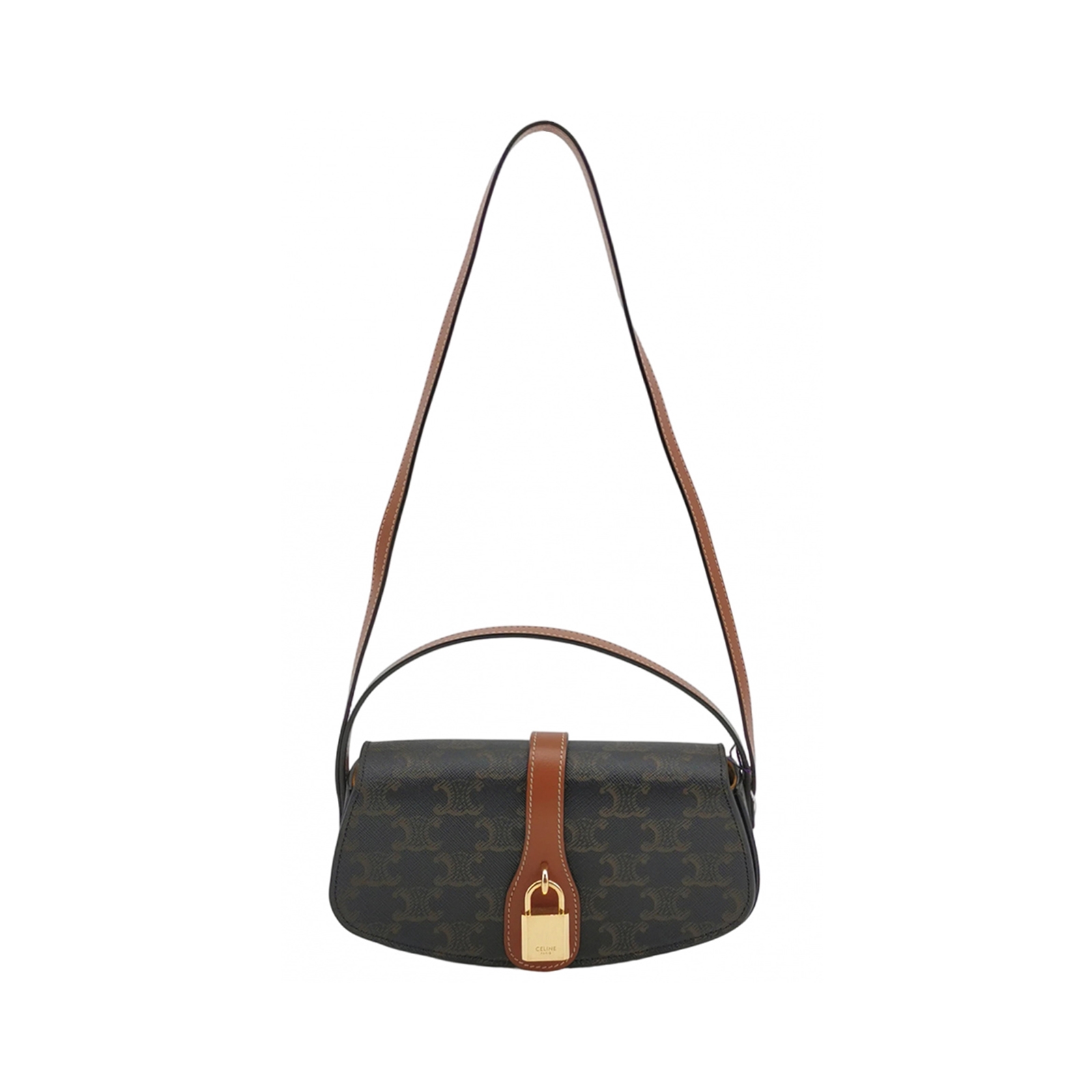 Celine Tabou Clutch with Strap Triomphe Coated Canvas — photo 1 of 15
