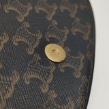 Celine Tabou Clutch with Strap Triomphe Coated Canvas — thumbnail 10