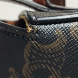 Celine Tabou Clutch with Strap Triomphe Coated Canvas — thumbnail 12