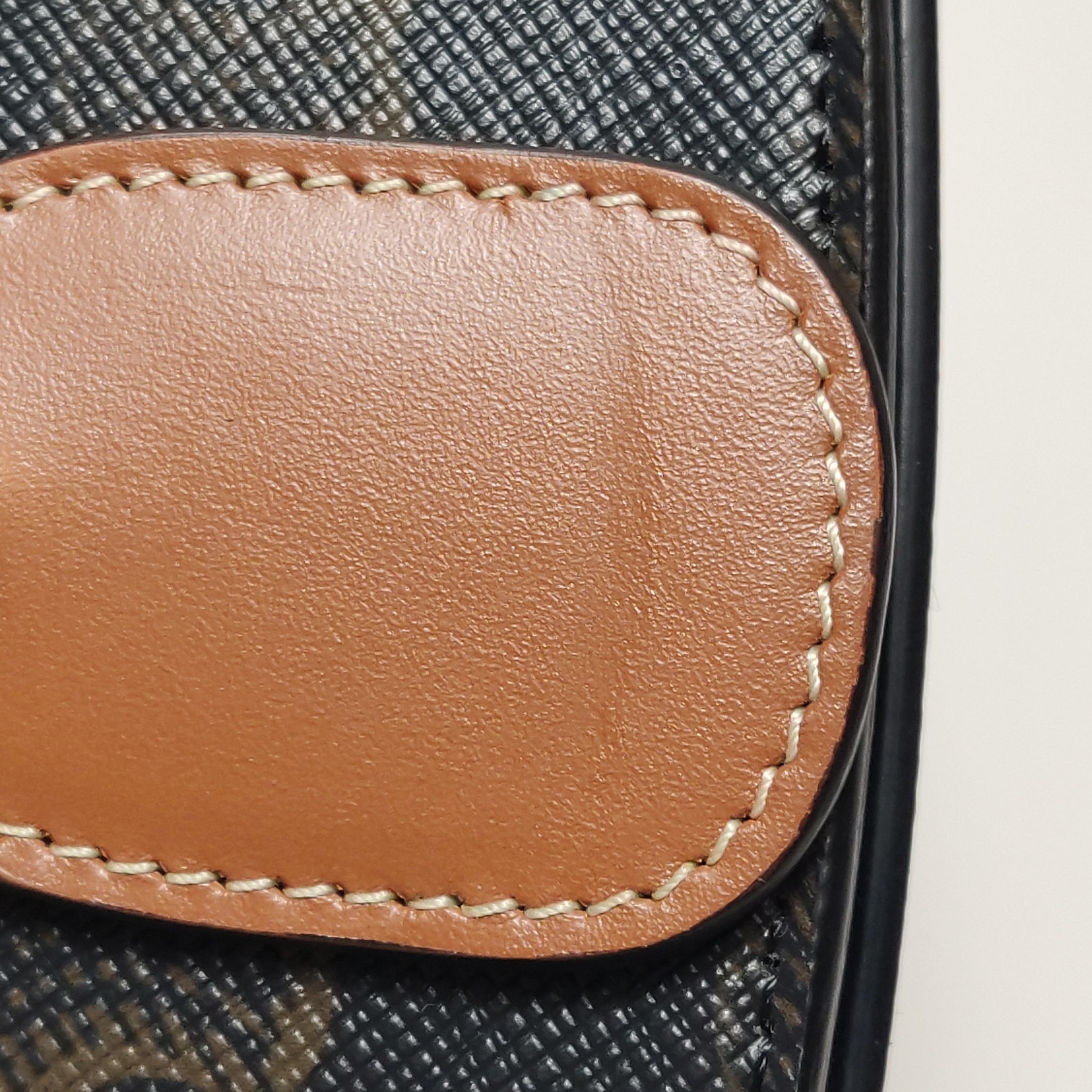 Celine Tabou Clutch with Strap Triomphe Coated Canvas — photo 11 of 15