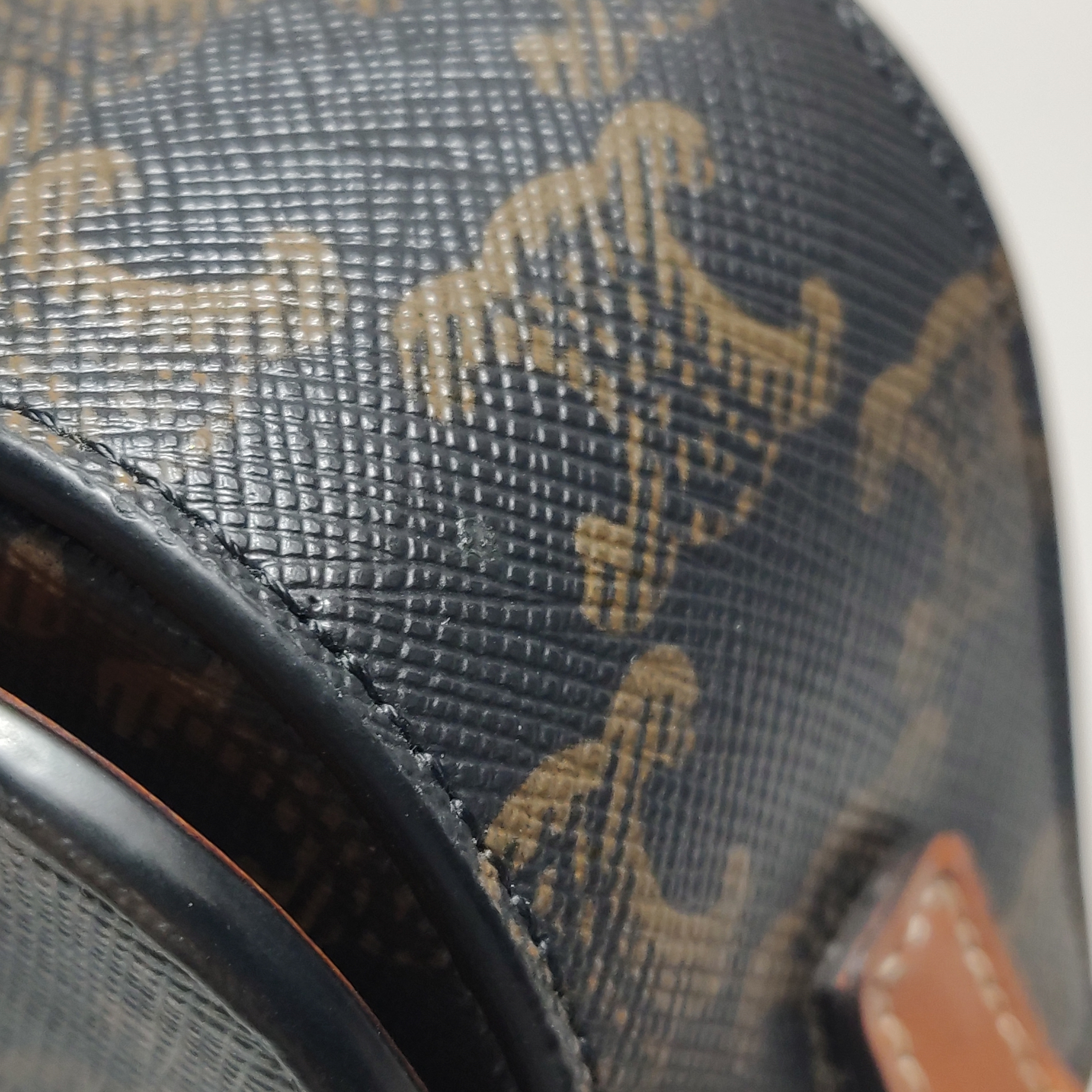 Celine Tabou Clutch with Strap Triomphe Coated Canvas — photo 9 of 15