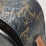 Celine Tabou Clutch with Strap Triomphe Coated Canvas — thumbnail 9