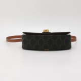 Celine Tabou Clutch with Strap Triomphe Coated Canvas — thumbnail 2