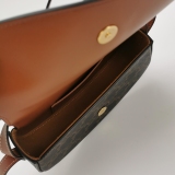 Celine Tabou Clutch with Strap Triomphe Coated Canvas — thumbnail 5