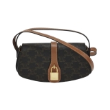 Celine Tabou Clutch with Strap Triomphe Coated Canvas — thumbnail 1