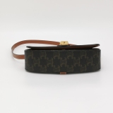 Celine Tabou Clutch with Strap Triomphe Coated Canvas — thumbnail 6