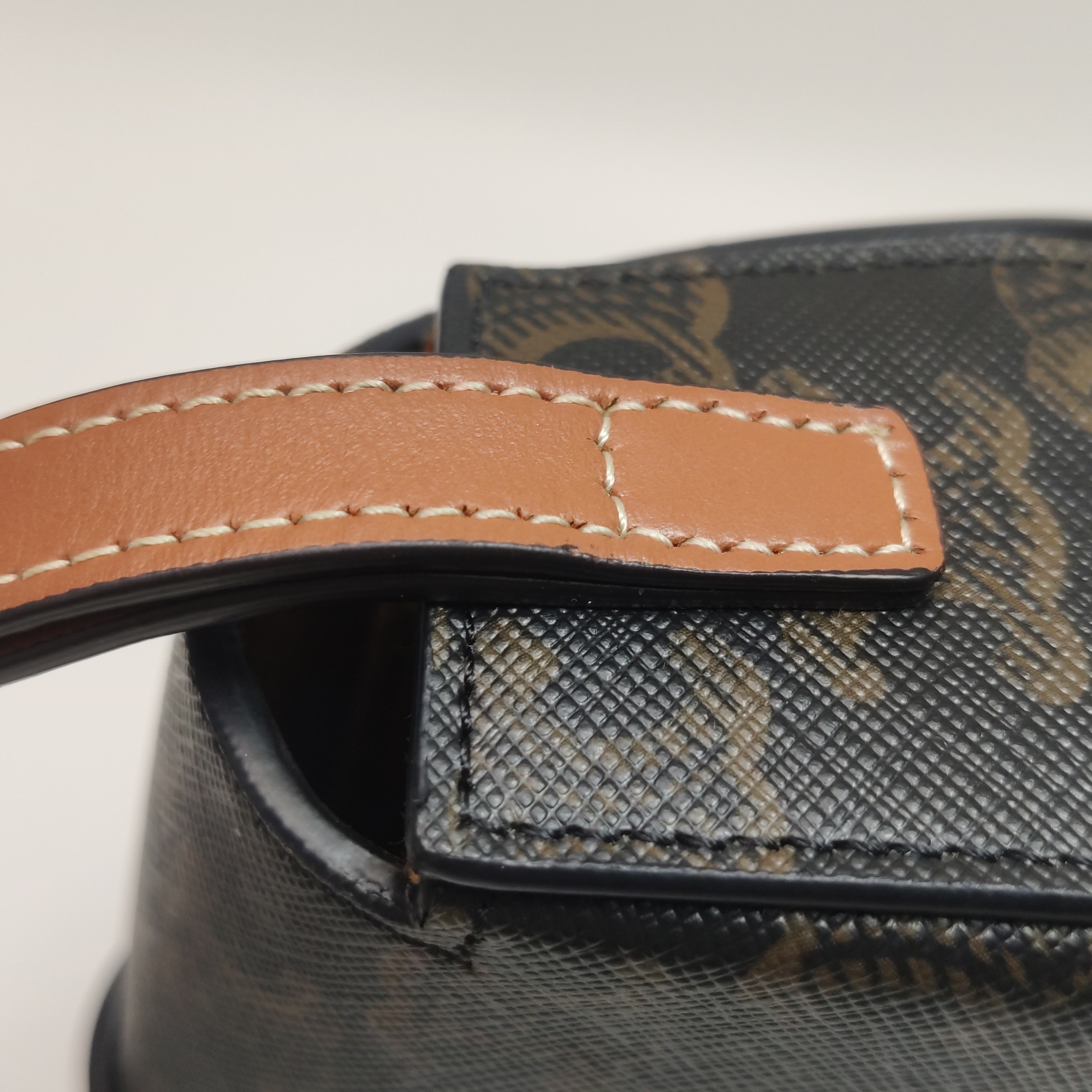 Celine Tabou Clutch with Strap Triomphe Coated Canvas — photo 8 of 14
