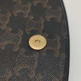 Celine Tabou Clutch with Strap Triomphe Coated Canvas — thumbnail 10