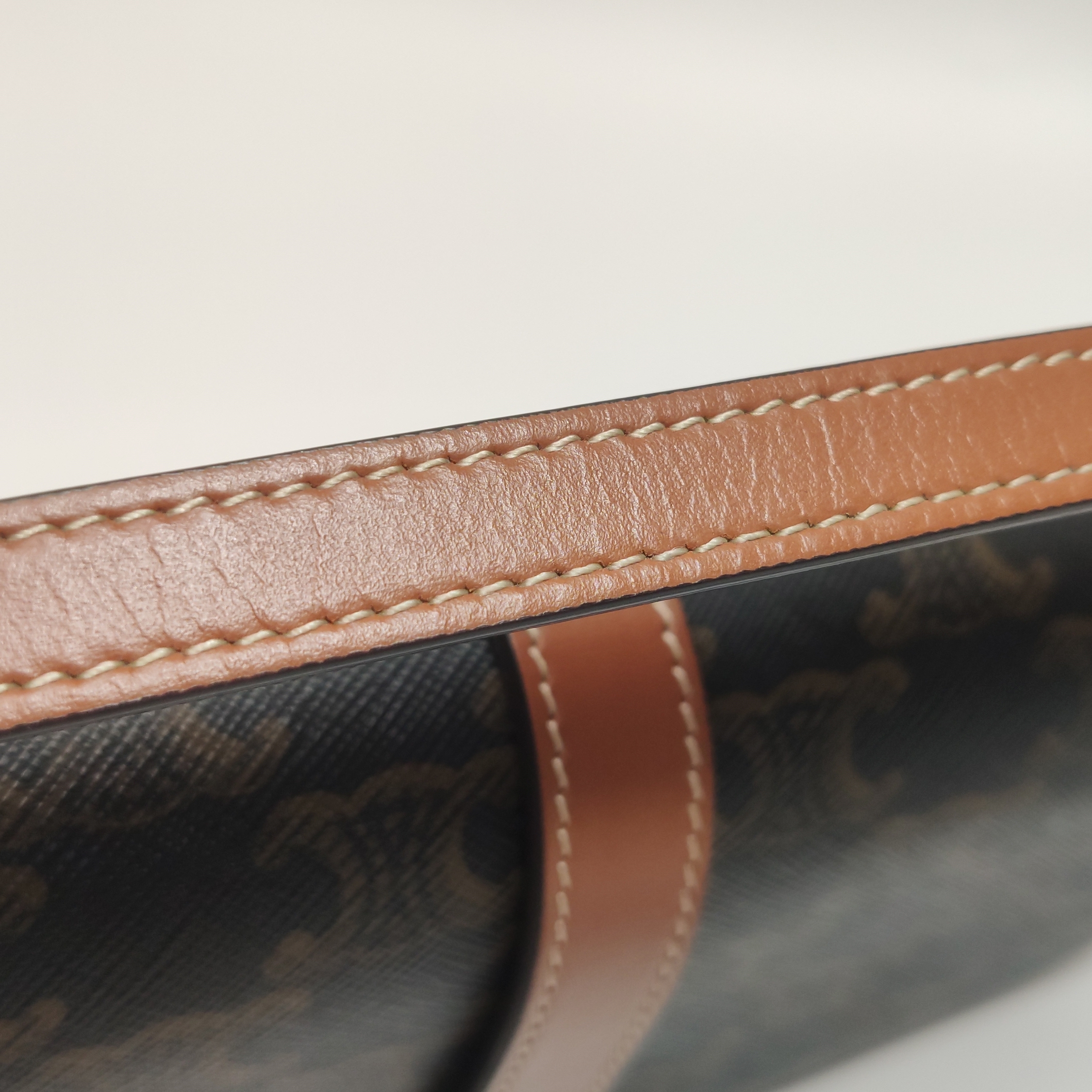 Celine Tabou Clutch with Strap Triomphe Coated Canvas — photo 14 of 14