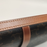 Celine Tabou Clutch with Strap Triomphe Coated Canvas — thumbnail 14