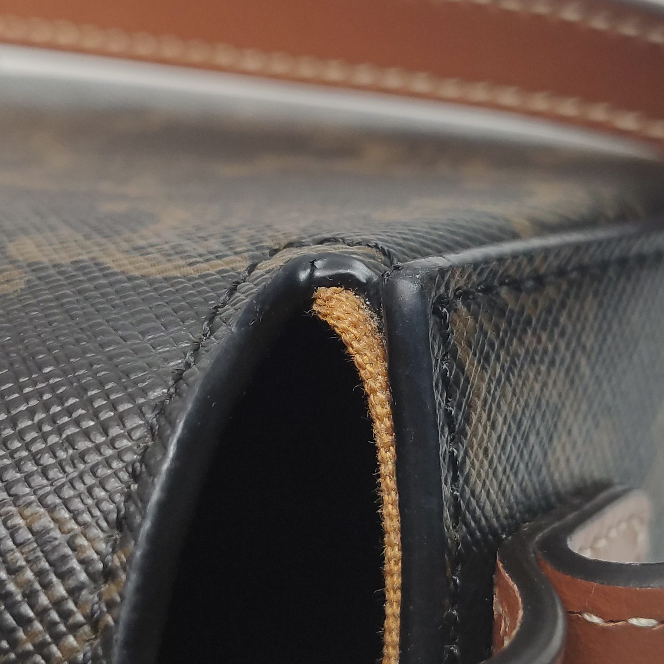 Celine Tabou Clutch with Strap Triomphe Coated Canvas — photo 13 of 14