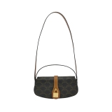 Celine Tabou Clutch with Strap Triomphe Coated Canvas — thumbnail 1
