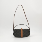 Celine Tabou Clutch with Strap Triomphe Coated Canvas — thumbnail 5
