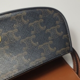 Celine Tabou Clutch with Strap Triomphe Coated Canvas — thumbnail 10