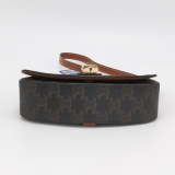Celine Tabou Clutch with Strap Triomphe Coated Canvas — thumbnail 5
