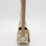 Celine Tabou Clutch with Strap Triomphe Coated Canvas — thumbnail 4