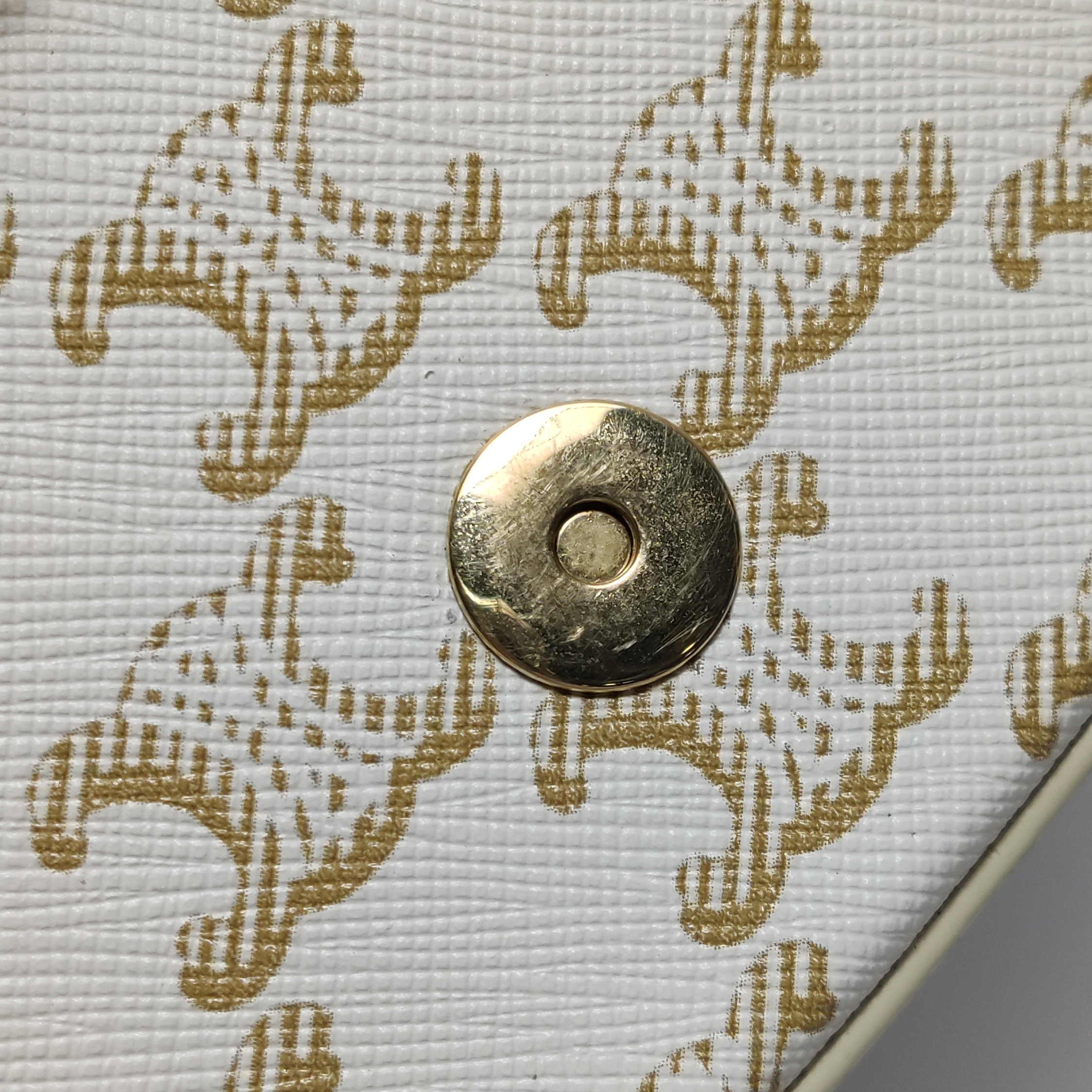Celine Tabou Clutch with Strap Triomphe Coated Canvas — photo 12 of 14