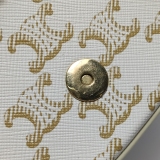 Celine Tabou Clutch with Strap Triomphe Coated Canvas — thumbnail 12