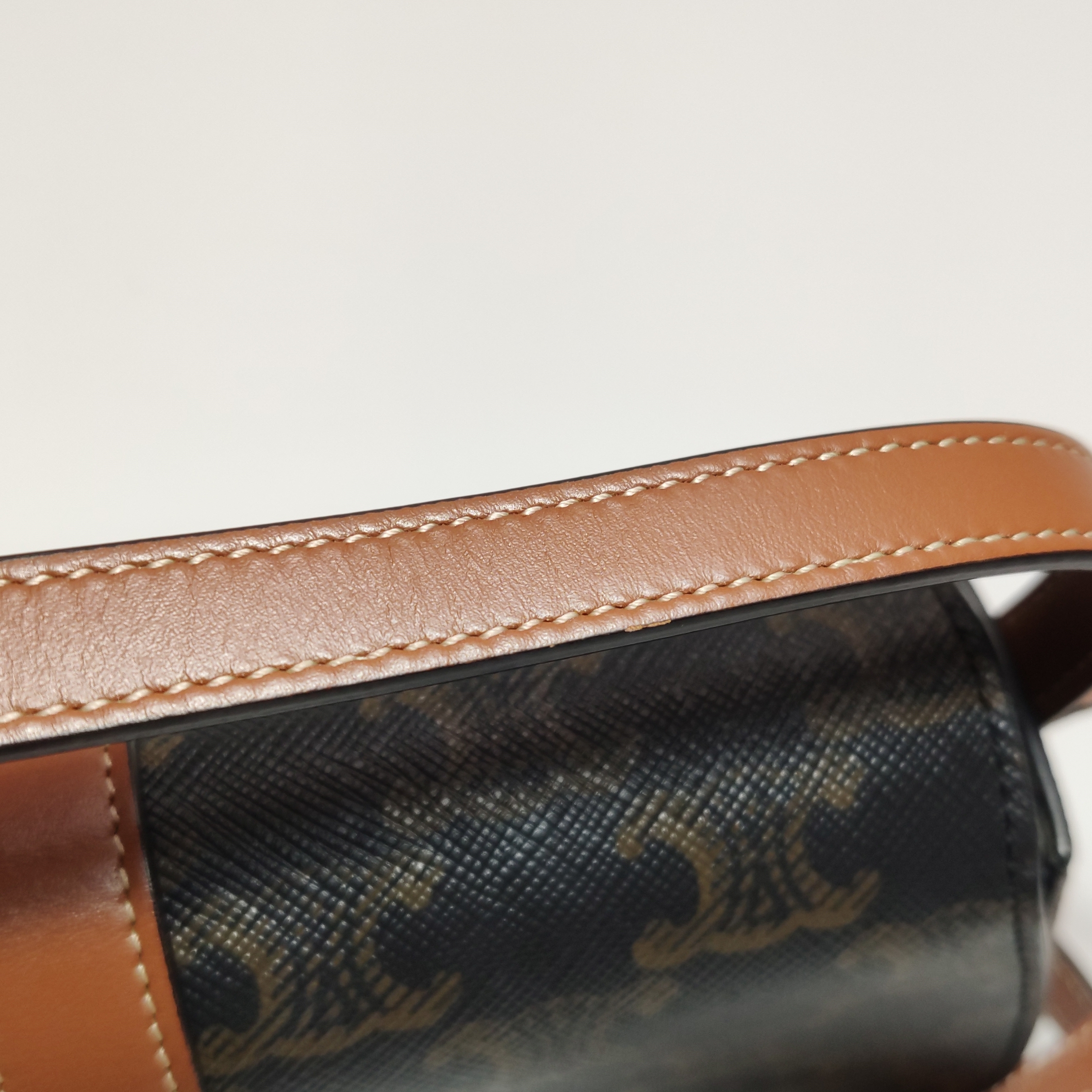 Celine Tabou Clutch with Strap Triomphe Coated Canvas — photo 11 of 15