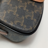 Celine Tabou Clutch with Strap Triomphe Coated Canvas — thumbnail 15
