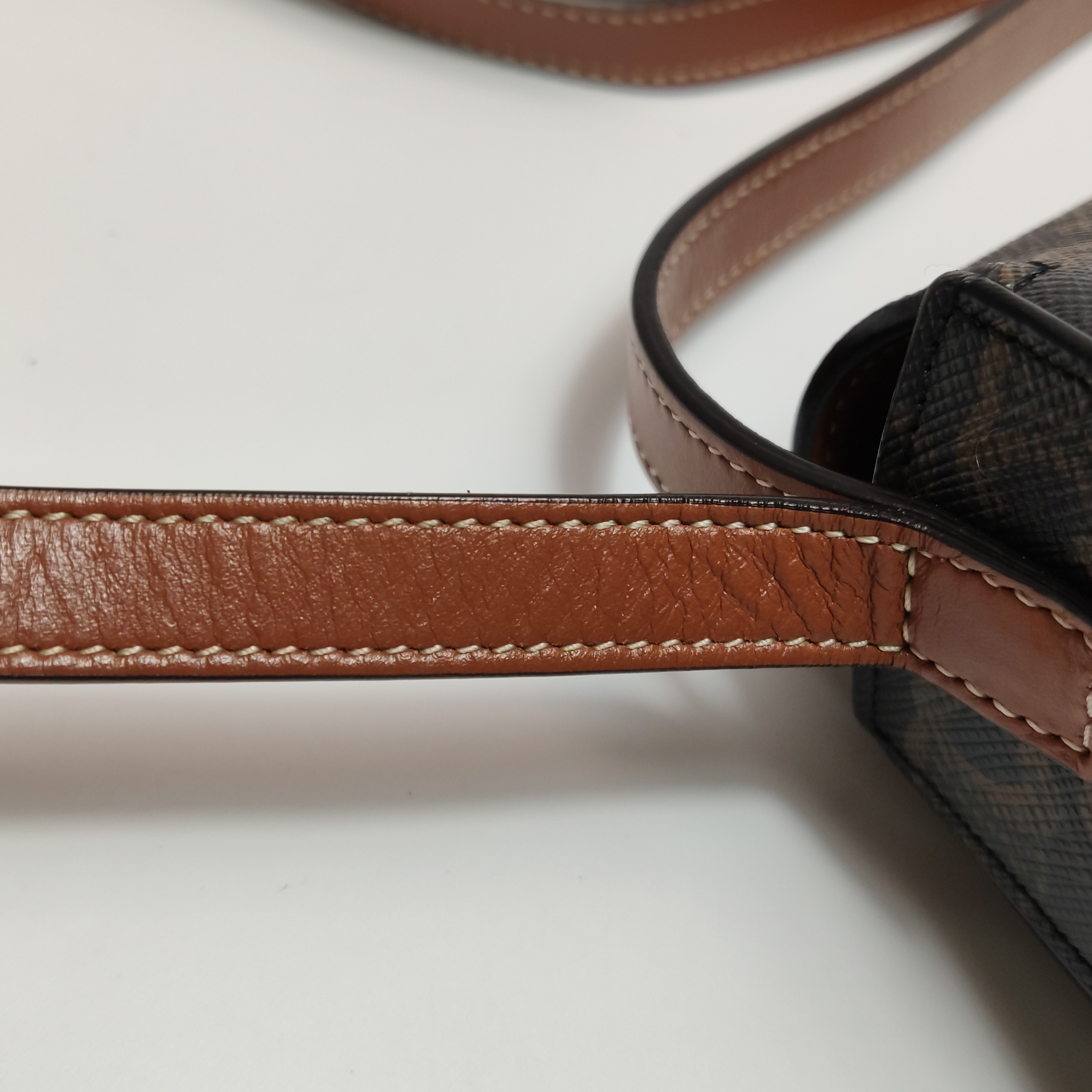 Celine Tabou Clutch with Strap Triomphe Coated Canvas — photo 14 of 15