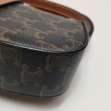 Celine Tabou Clutch with Strap Triomphe Coated Canvas — thumbnail 9
