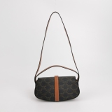 Celine Tabou Clutch with Strap Triomphe Coated Canvas — thumbnail 5