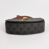 Celine Tabou Clutch with Strap Triomphe Coated Canvas — thumbnail 6