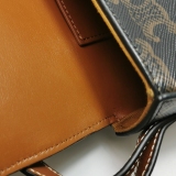 Celine Tabou Clutch with Strap Triomphe Coated Canvas — thumbnail 8