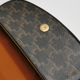 Celine Tabou Clutch with Strap Triomphe Coated Canvas — thumbnail 9