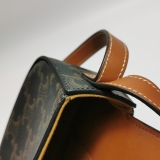 Celine Tabou Clutch with Strap Triomphe Coated Canvas — thumbnail 14