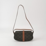 Celine Tabou Clutch with Strap Triomphe Coated Canvas — thumbnail 5