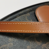 Celine Tabou Clutch with Strap Triomphe Coated Canvas — thumbnail 10