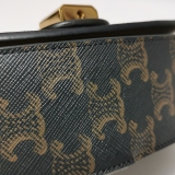 Celine Tabou Clutch with Strap Triomphe Coated Canvas — thumbnail 17