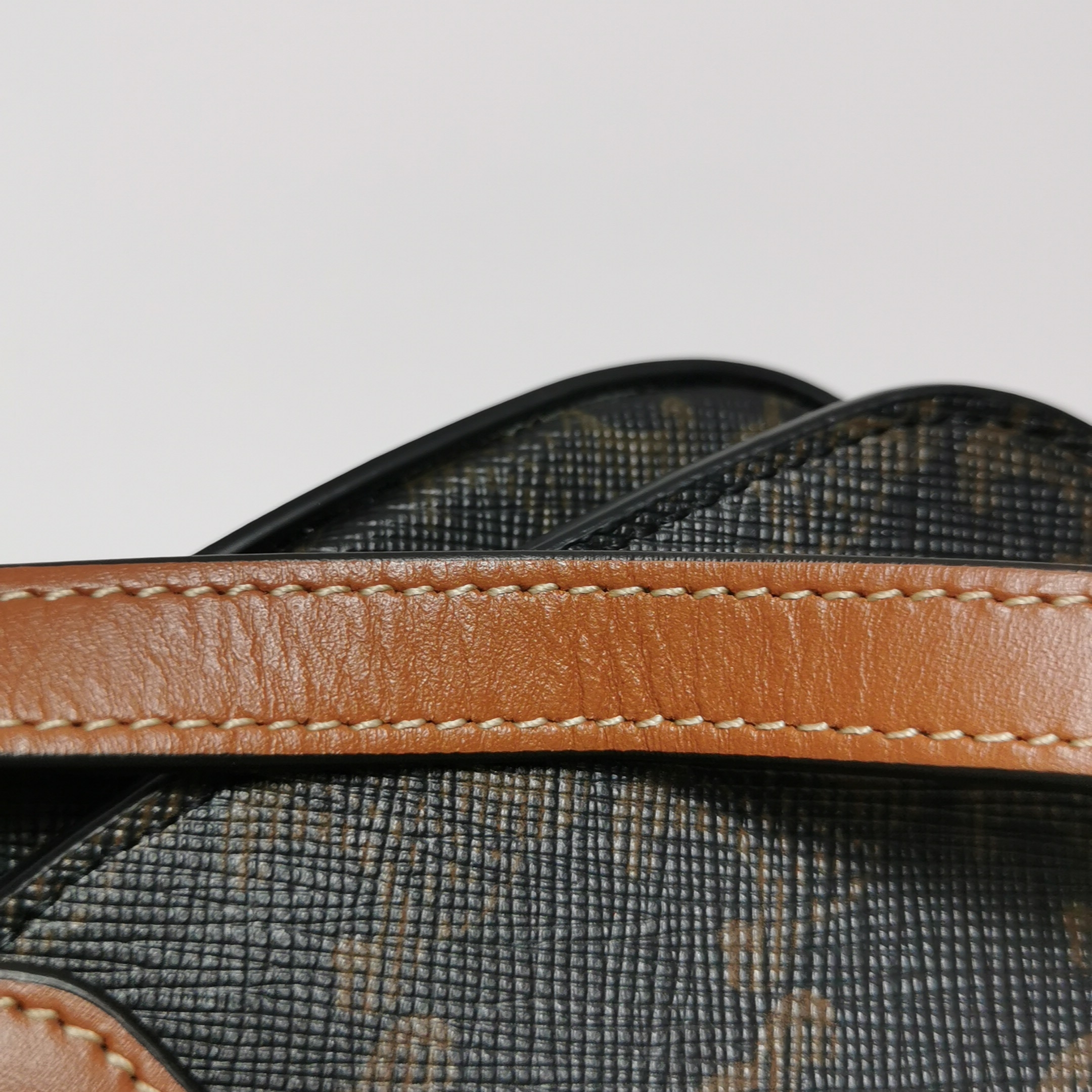 Celine Tabou Clutch with Strap Triomphe Coated Canvas — photo 13 of 17