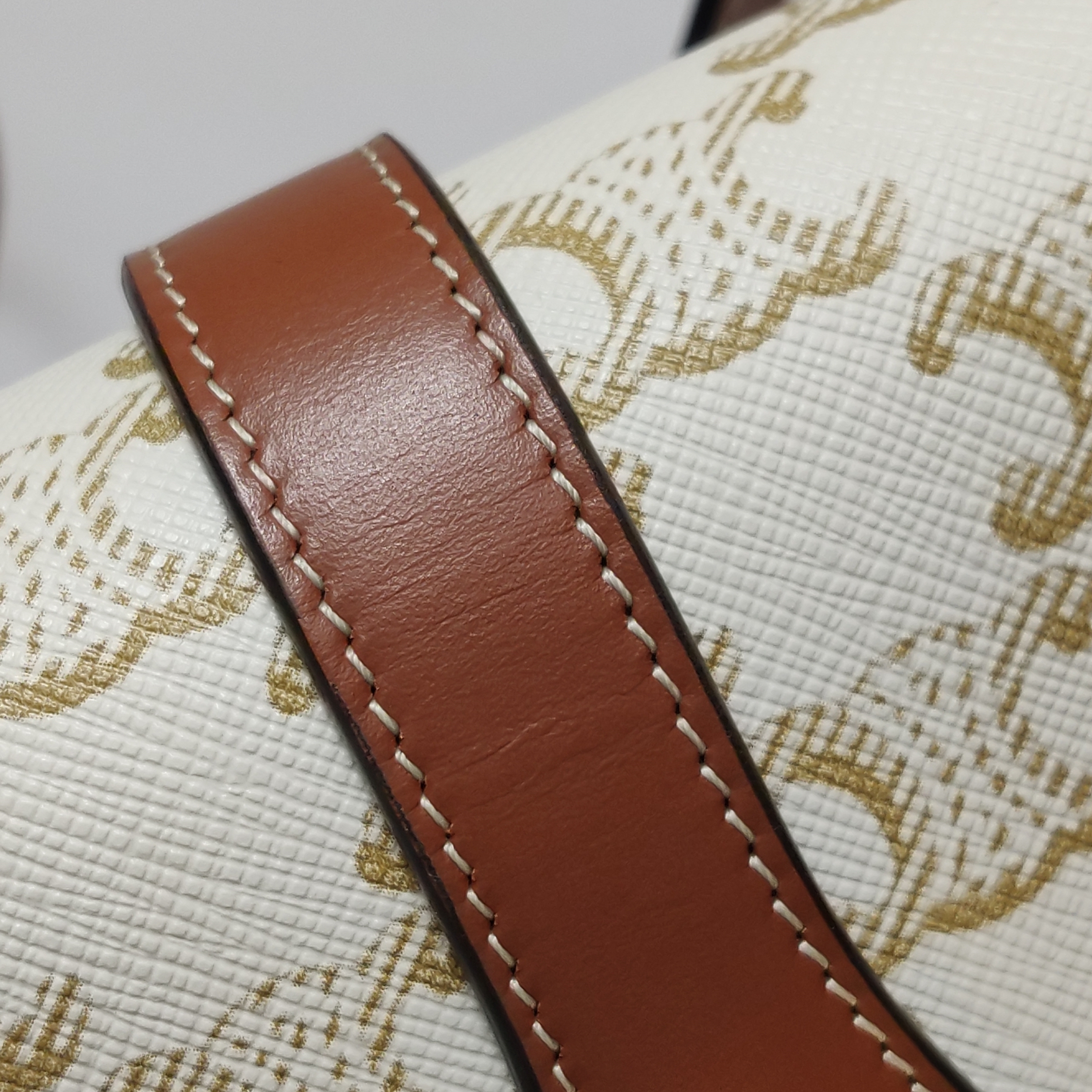 Celine Tabou Clutch with Strap Triomphe Coated Canvas — photo 10 of 12