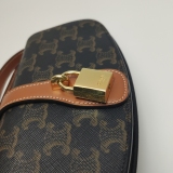 Celine Tabou Clutch with Strap Triomphe Coated Canvas — thumbnail 7