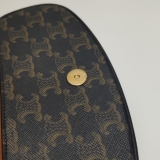 Celine Tabou Clutch with Strap Triomphe Coated Canvas — thumbnail 10