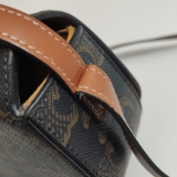 Celine Tabou Clutch with Strap Triomphe Coated Canvas — thumbnail 14