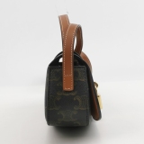 Celine Tabou Clutch with Strap Triomphe Coated Canvas — thumbnail 4