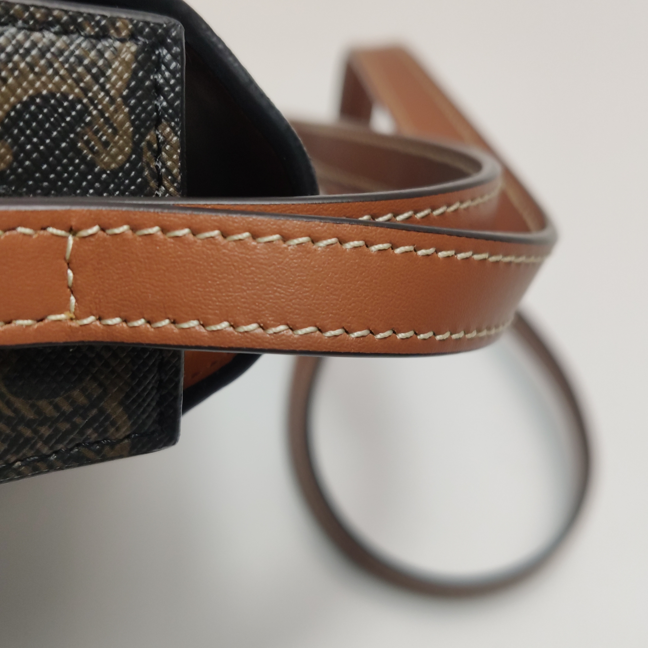 Celine Tabou Clutch with Strap Triomphe Coated Canvas — photo 8 of 11