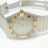 Omega Constellation Automatic Watch Stainless Steel with Diamond Markers 35 — thumbnail 4