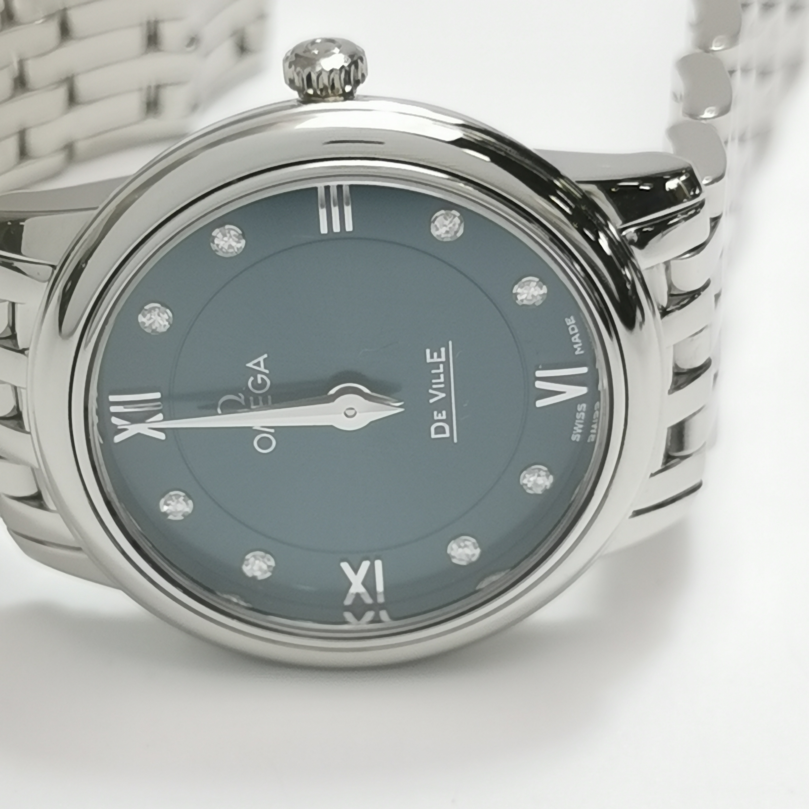 Omega De Ville Prestige Quartz Watch Stainless Steel with Diamond Markers 27 — photo 6 of 9