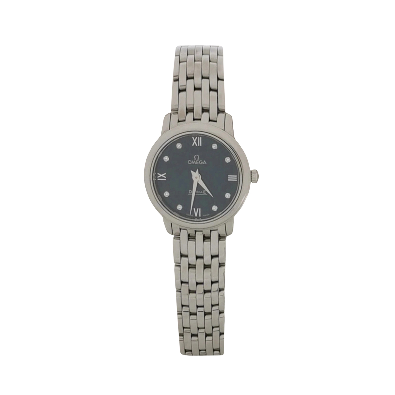 Omega De Ville Prestige Quartz Watch Stainless Steel with Diamond Markers 27 — photo 1 of 10