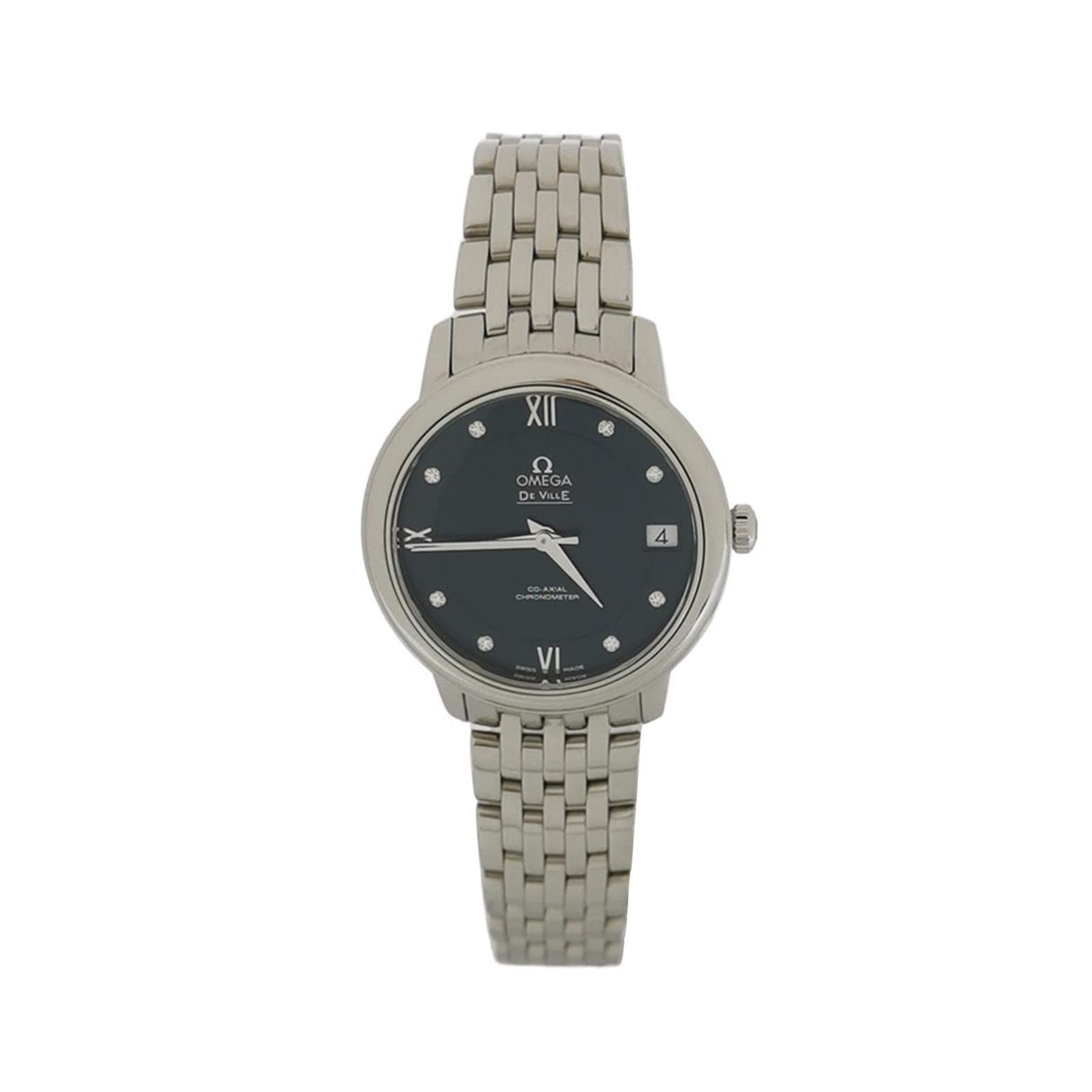Omega De Ville Prestige Automatic Watch Stainless Steel with Diamond Markers 32 — photo 1 of 8