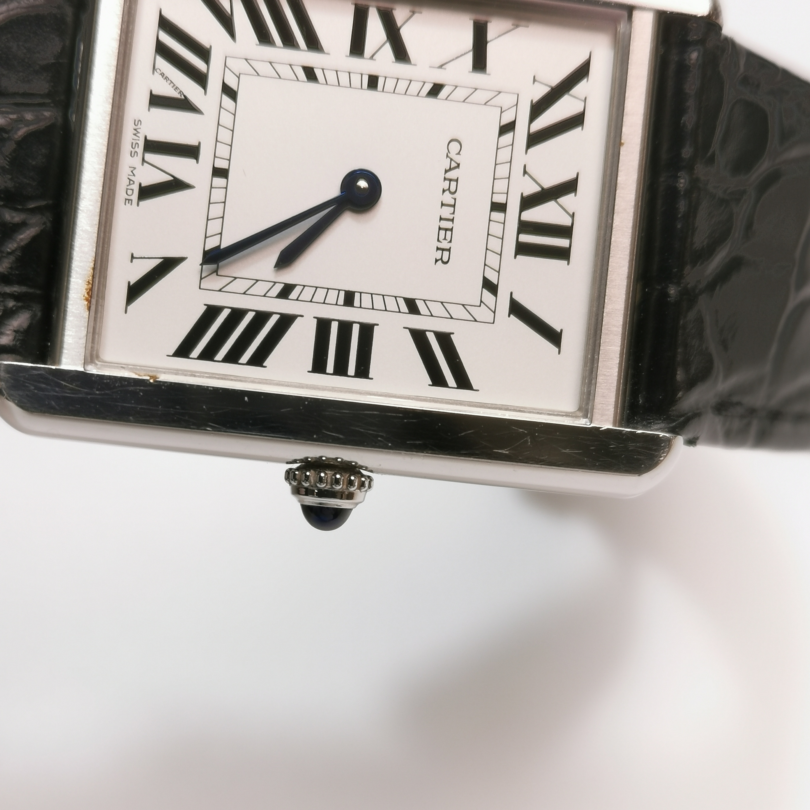 Cartier Tank Solo Quartz Watch Stainless Steel and Leather 31 — photo 4 of 8
